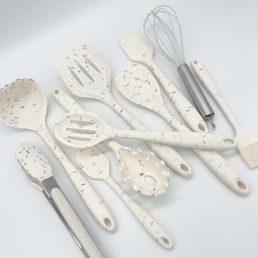 10 Piece Silicone Kitchen Utensil Set - Deals Lab