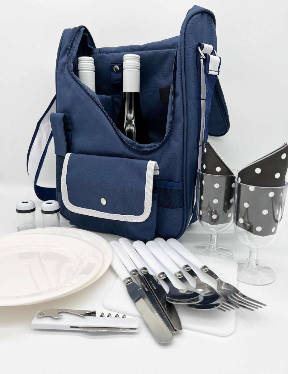 2 Person Picnic Set and Cooler Bag - Deals Lab