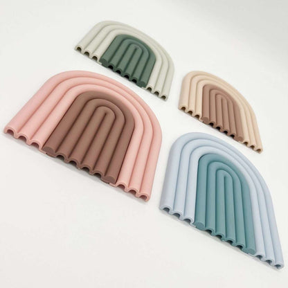 Colour Separable Trivet Heat-Resistant Coasters - Deals Lab