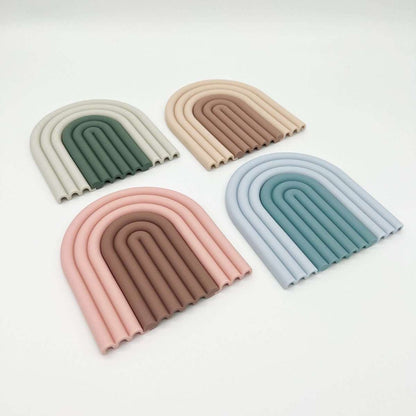 Colour Separable Trivet Heat-Resistant Coasters - Deals Lab