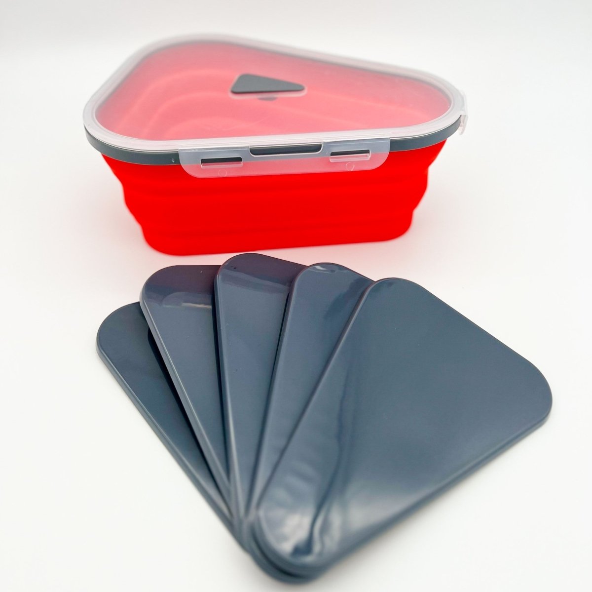 Reusable Silicone Pizza Collapsible Storage Container - Deals Lab