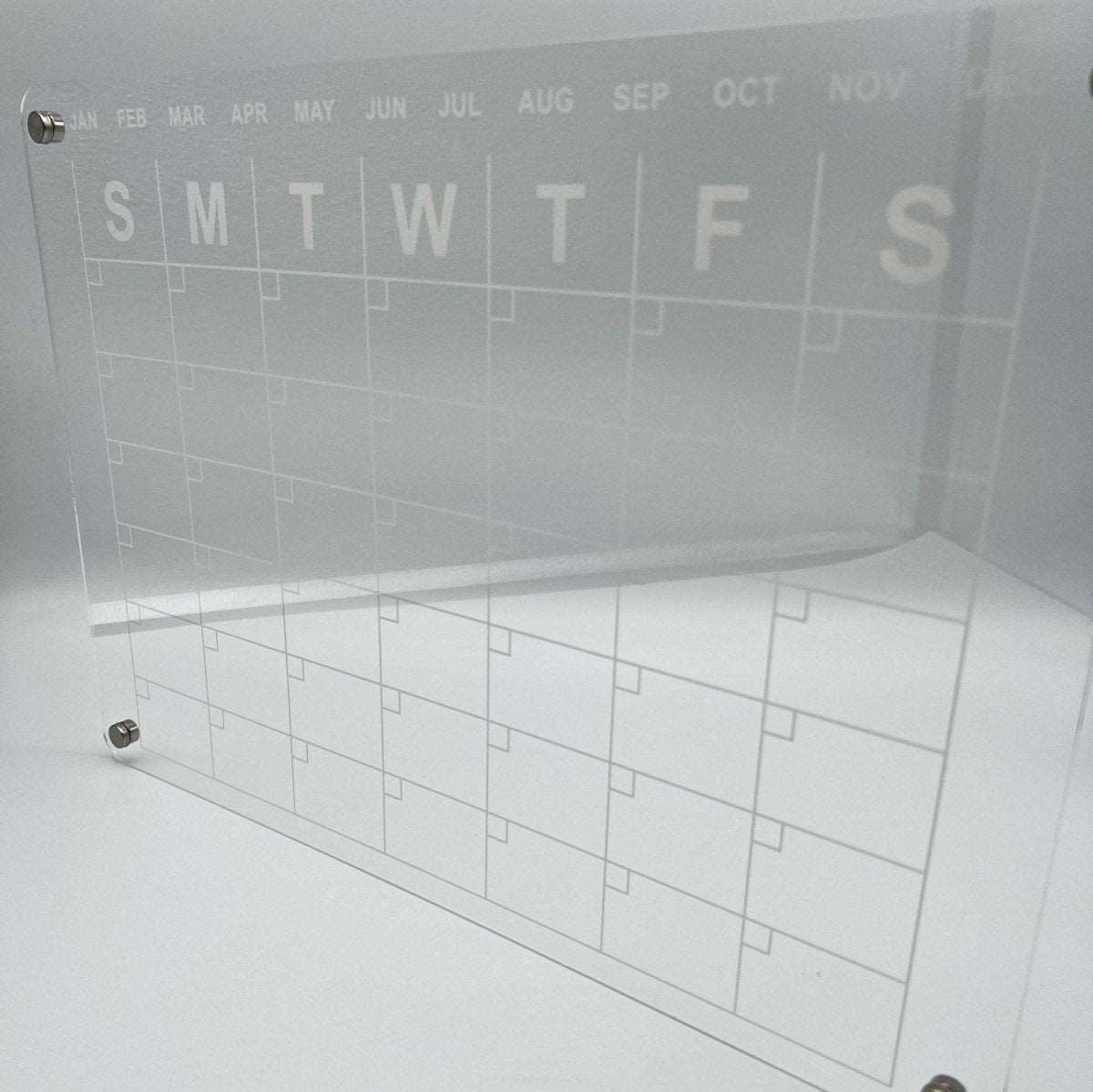 The Clear Acrylic Fridge Calendar - Deals Lab